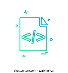 File icon design vector
