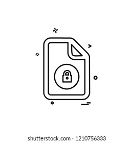 File icon design vector