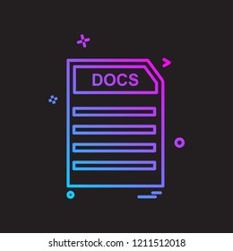 File icon design vector