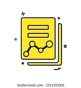 File icon design vector
