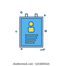 File icon design vector