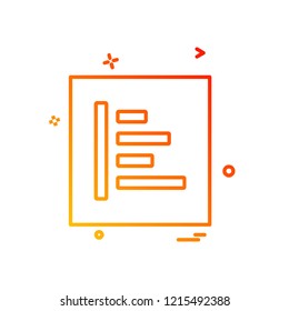 File icon design vector