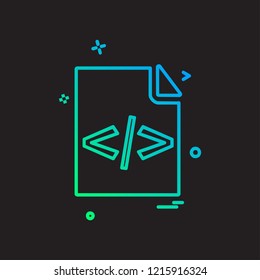 File icon design vector