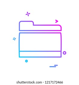 File icon design vector 