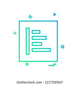 File icon design vector