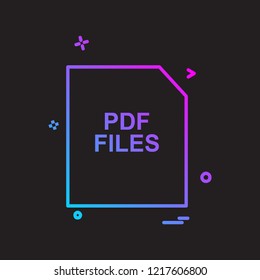 File icon design vector 