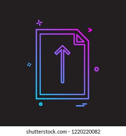 File icon design vector