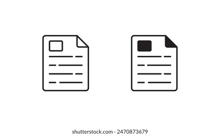 File icon design with white background stock illustration