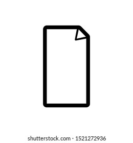 File icon. Document archive symbol