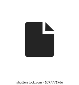 File icon. Document symbol modern, simple, vector, icon for website design, mobile app, ui. Vector Illustration