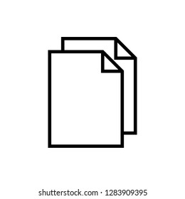 File Icon. Document icon vector. Paper icon.