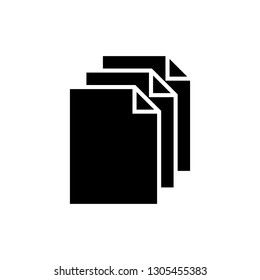 File Icon. Document icon vector. Paper icon.