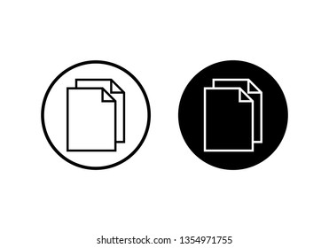 File Icon. Document icon vector. Paper icon.