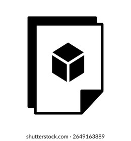 File Icon. Document icon vector. Paper icon.