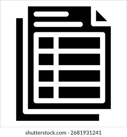 Elemento de icono de archivo para diseño