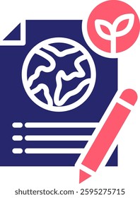 File Icon Fill Vector Illustration