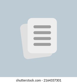 File icon in flat style about essentials, use for website mobile app presentation