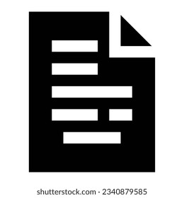 Icono de archivo. Concepto de tecnología de Internet. Icono en el estilo de línea