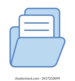 File icon isolate white background vector stock illustration