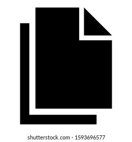file icon isolated sign symbol vector illustration - high quality black style vector icons

