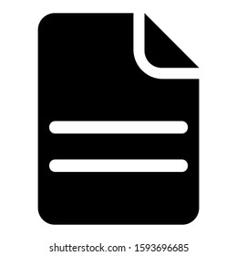 file icon isolated sign symbol vector illustration - high quality black style vector icons
