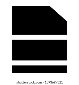 file icon isolated sign symbol vector illustration - high quality black style vector icons
