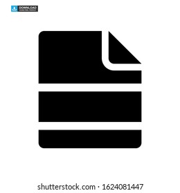 file icon isolated sign symbol vector illustration - high quality black style vector icons
