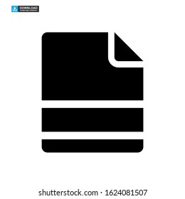 file icon isolated sign symbol vector illustration - high quality black style vector icons
