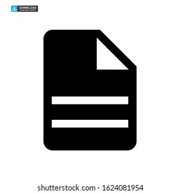 file icon isolated sign symbol vector illustration - high quality black style vector icons
