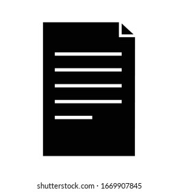 file icon isolated vector illustration