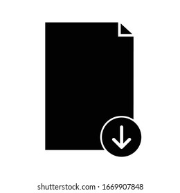 file icon isolated vector illustration