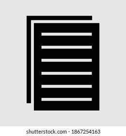 file icon isolated vector illustration