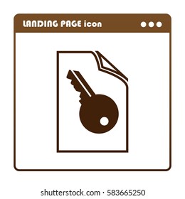 file, icon for the landing page