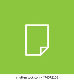 File icon, file line pictogram