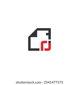 file icon or logo design isolated sign symbol vector illustration - high quality line style vector icon suitable for designers, web developers, displays and websites