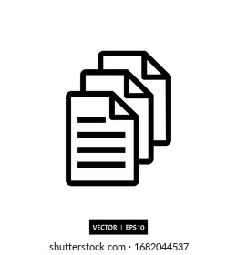 icono de archivo logotipo ilustración vector diseño simple