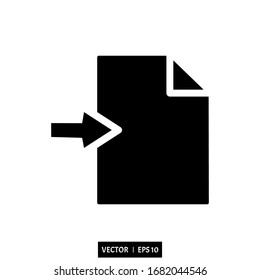 file icon logo illustration vector simple design