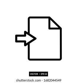 file icon logo illustration vector simple design