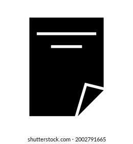 file icon or logo isolated sign symbol vector illustration - high quality black style vector icons
