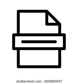 icono de archivo o logotipo símbolo de signo aislado ilustración vectorial - iconos vectoriales de estilo negro de alta calidad
