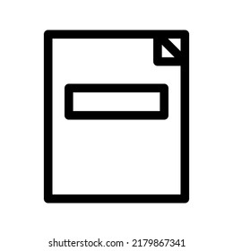 file icon or logo isolated sign symbol vector illustration - high quality black style vector icons
