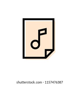file icon - music