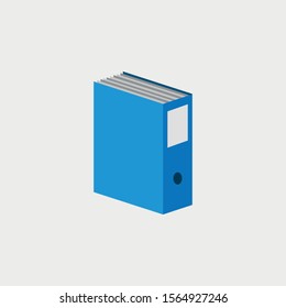 File Icon. Office Concept. - Vector