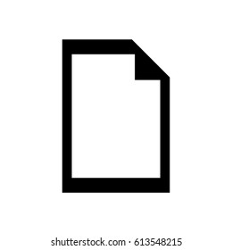 file icon on the white background