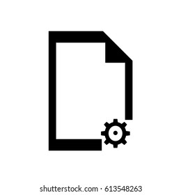 file icon on the white background