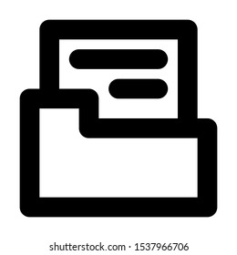File Icon Outline Style Black. Perfect for website mobile app presentation and any other projects. Editable vector. 24 X 24 Pixel Perfect.