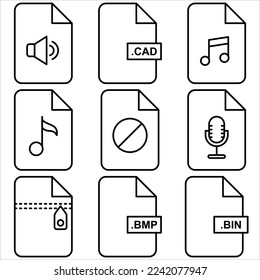 File icon outline style part two
