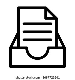 file icon outline vector design