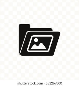 File icon with photography icon, vector illustration