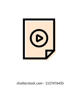 file icon - play